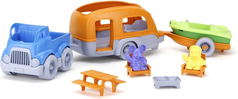 Afbeelding laden in galerijviewer, Green toys camper set
