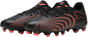 Puma future 9 play fg ag unisex sportschoenen - black-glowing red-strong gray