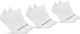 Gripgrab - classic no show zomer fietssokken 3pack enkelsokken coolmax sport sokken - wit - unisex - maat xs (35-38)