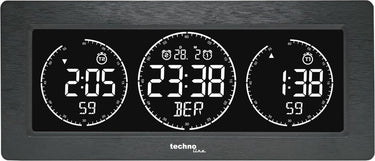 Technoline wereldklok wt 458 232x99x48mm zwart