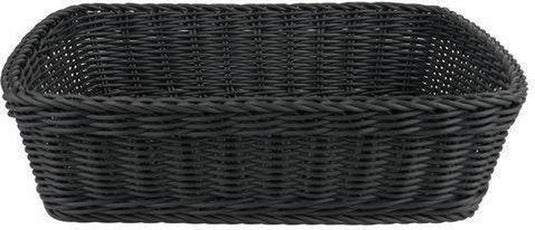 Westmark saleen - mand - kunststof - rechthoek - 40 x 32 cm - zwart - 1 stuk