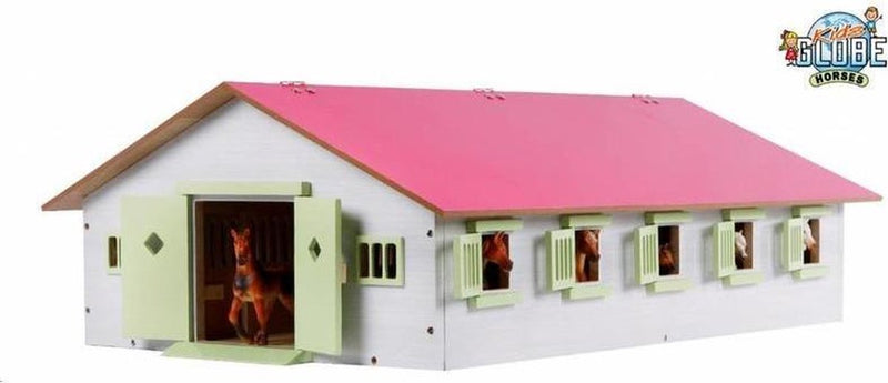 Afbeelding laden in galerijviewer, Kids globe paardenstal met 9 boxen, 1:32
