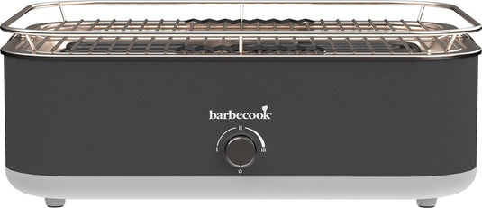 Barbecook e-carlo elektrische tafel bbq midnight grey 42,5x33x16,5cm