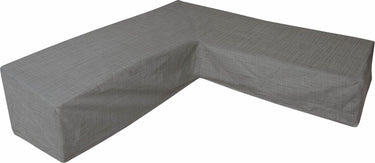 Eurotrail waterdichte hoes voor l vormige loungeset, hoekbank, cantonic 275x220x100 70 cm, grijs