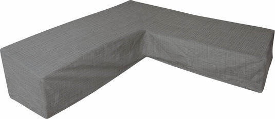 Eurotrail waterdichte hoes voor l vormige loungeset, hoekbank, cantonic 275x275x100 70 cm, grijs