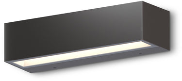 Calex modena wandlamp - downlight - buiten binnen - geïntegreerd led - warm wit licht - 26cm - waterdicht - zwart