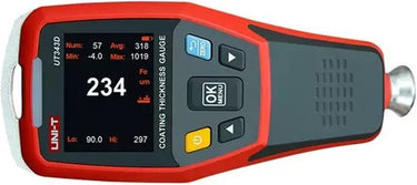 Uni-t ut343d - nauwkeurige lakdiktemeter laagdiktemeter schadedetectiemeter - 0 tot 1250um