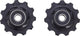 Bbb cycling derailleurwieltjes shimano, campagnolo sram - 9-speed, 10-speed, 11-speed, 12-speed - duurzaam - zwart - 11t - rollerboys bdp-02