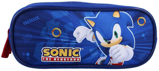 Vadobag sonic still unstoppable etui, 2-vaks - blauw