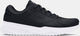 Under armour ua edge lthr-blk heren sportschoenen - zwart - wit