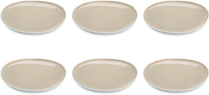 Medard de noblat - oslo linen - dinerbord 28 cm - 6 delig - stoneware
