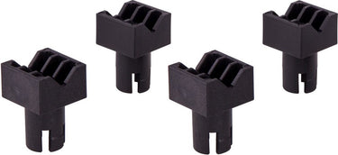 Wolfcraft - 4 klembekken voor werktafel - werkbladspanner - werkbank klem - 6172000