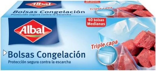 Albal medium triple layer freezing bag 40 units