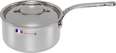 Debuyer de buyer affinity steelpan met deksel - ø 20cm - rvs