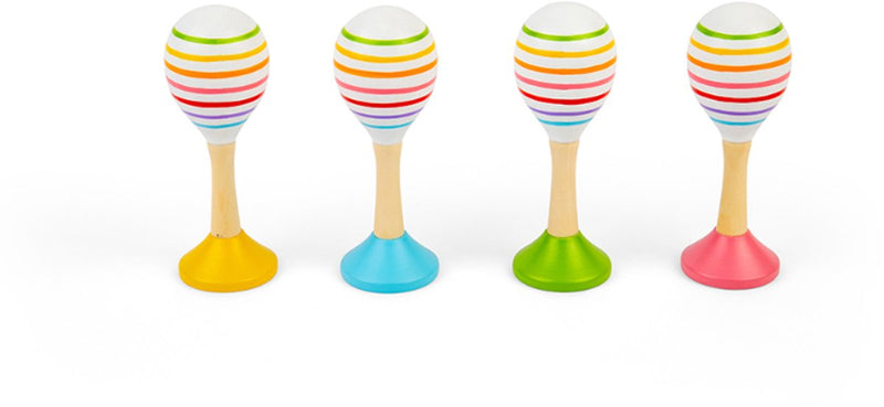 Afbeelding laden in galerijviewer, Bigjigs houten junior maraca, 2st.
