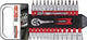 Kreator krt500115 dopsleutelset - 28 delig - 1 4