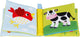 Goki boek - dieren - stof - met pieper knisperfolie - katoen - 9x9cm