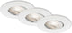 Briloner kulana - inbouwspots set van 3 - dimbaar - draaibare inbouwarmaturen - 3 x led 5w 460lm - lichtkleur: warm wit - inbouwdiepte: 30mm - inbouwmaat: 68mm - product: ø90mm - wit