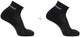 Salomon - evasion ankle socks | 2-pack | enkelsokken | maat l 42-44 - zwart