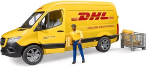 Bruder mb sprinter dhl met bestuurder modelvoertuig (02671)