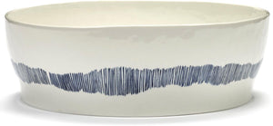 Serax - ottolenghi feast - saladeschaal - wit blauw - 28 ø