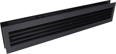 Starx deurventilatierooster - 455 x 90 mm - zwart