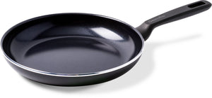 Greenpan memphis koekenpan 30cm - pfas-vrije antikleeflaag – koekenpan inductie - keramische koekenpan – ovenbestendig tot 160°c – koudgrepen - zonder deksel – zwart