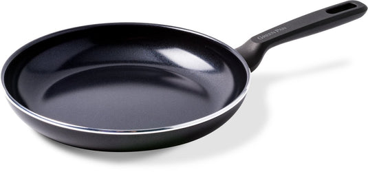 Greenpan memphis koekenpan 20cm - pfas-vrije antikleeflaag – koekenpan inductie - keramische koekenpan – ovenbestendig tot 160°c – koudgrepen - zonder deksel – zwart