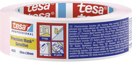 Tesa ® precision - afplaktape - voor delicate oppervlakken - 7 dagen hechtend - precisie- 30 mm 1 stuks