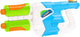 Toi-toys waterpistool aqua shock x1000 - 1700ml tank - dubbele waterstralen.