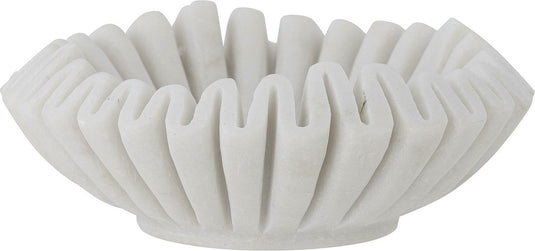 Bloomingville schaal harmonia marmer wit ø17,5 x 6 cm