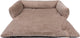 District 70 nuzzle - zachte mand voor op de bank - large: 85 x 75 cm - taupe