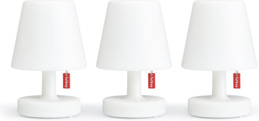 Fatboy edison the mini - 3 kleine witte tafellampjes - oplaadbare bedlampjes - slaapkamer lamp nachtkastje - draadloos