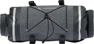 Vaude trailfront compact fietstas stuurtas unisex black uni >70% recycled materiaal