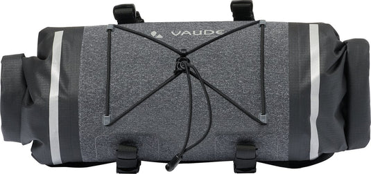 Vaude trailfront compact fietstas stuurtas unisex black uni >70% recycled materiaal