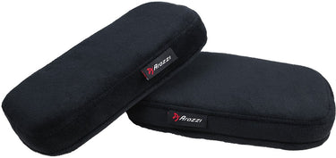 Arozzi armleuning kussens - memory foam - velvet hoes - zwart