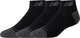 New balance active low cut sock 3 pack unisex sportsokken - black