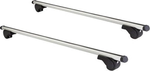 Twinny load twinny load dakdragerset aluminium a01 – 100 kg draagvermogen – lichtgewicht aluminium – voor auto’s met dakreling