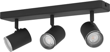 Eglo consuma 1 spot - badkamer - gu10 - 40 cm - zwart