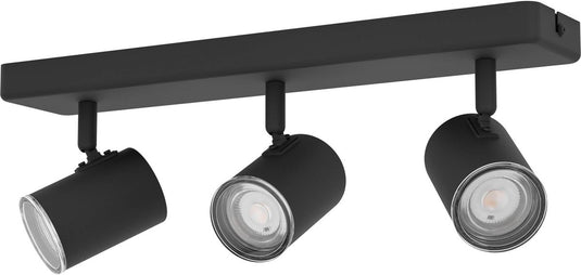Eglo consuma 1 spot - badkamer - gu10 - 40 cm - zwart