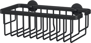 Tesa® tesa doucherek aluxx black matzwart badkamer zelfklevend zonder boren – 92x250x125mm