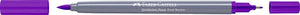 Faber-castell - duo aquarelmarker goldfaber - briljant rood 122 - brush 0,6mm - fc-164622