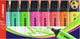 Stabilo tekstmarker boss original kleurenassortiment schuine punt 8 stuks