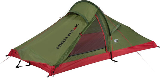 High peak siskin lw - tunneltent - 2-persoons - groen rood