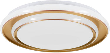 Eglo moschetta plafondlamp - ø 40 cm - goud wit - instelbaar wit licht (warm, neutraal en daglicht)