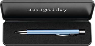 Pelikan balpen snap metallic k10 ijsblauw metal case