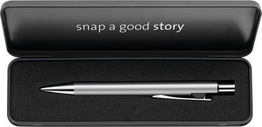 Pelikan balpen snap metallic k10 zilver metal case