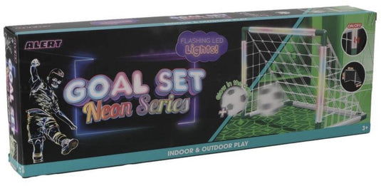 Otto simon alert sport doel met (neon) licht + bal en pomp, ook voetballen in het donker !