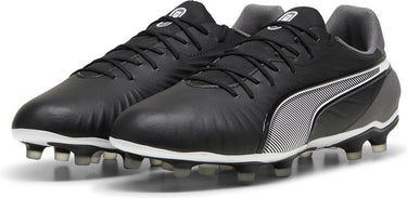 Puma king match fg ag unisex sportschoenen - black- white-cool dark gray
