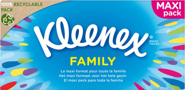 Kleenex tissues family - 128 stuks
